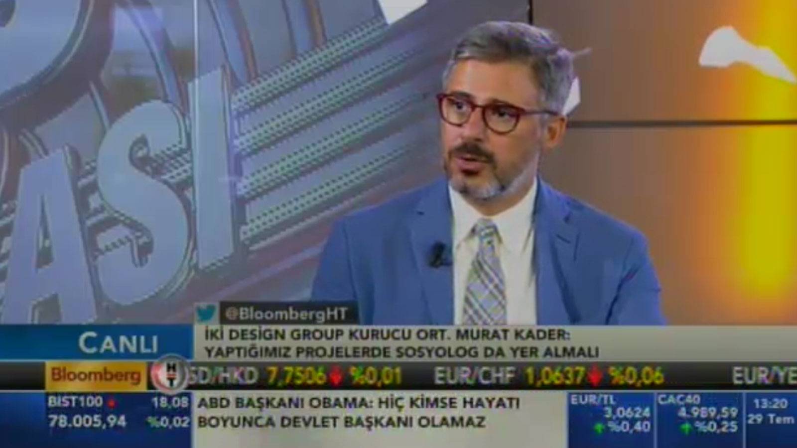 Murat Kader was guest of İş Dünyası on BloombergHT at noon schedule.