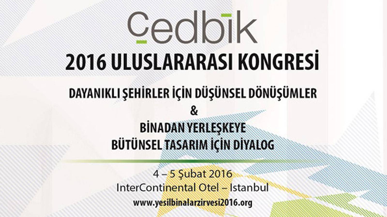 01.02.2016 Murat Kader will be attending to Green Buildings Summit on 4 and 5th of February