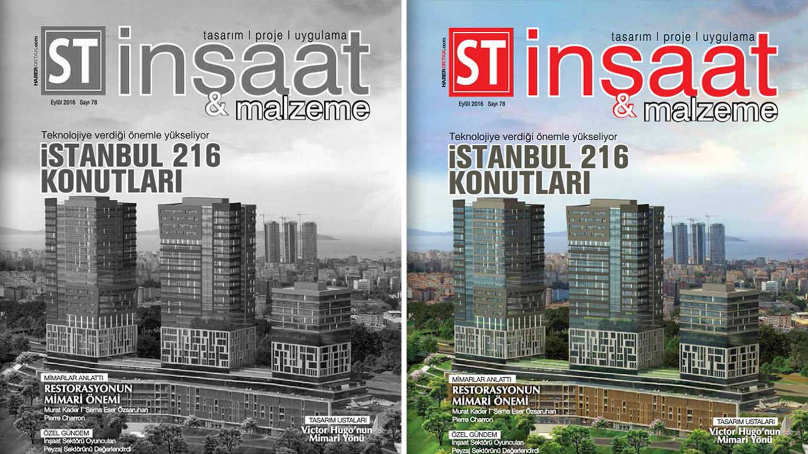 15.09.2016 S.T. İnşaat ve Malzeme Magazine host Murat Kader and Sema Eser Özsaruhan.