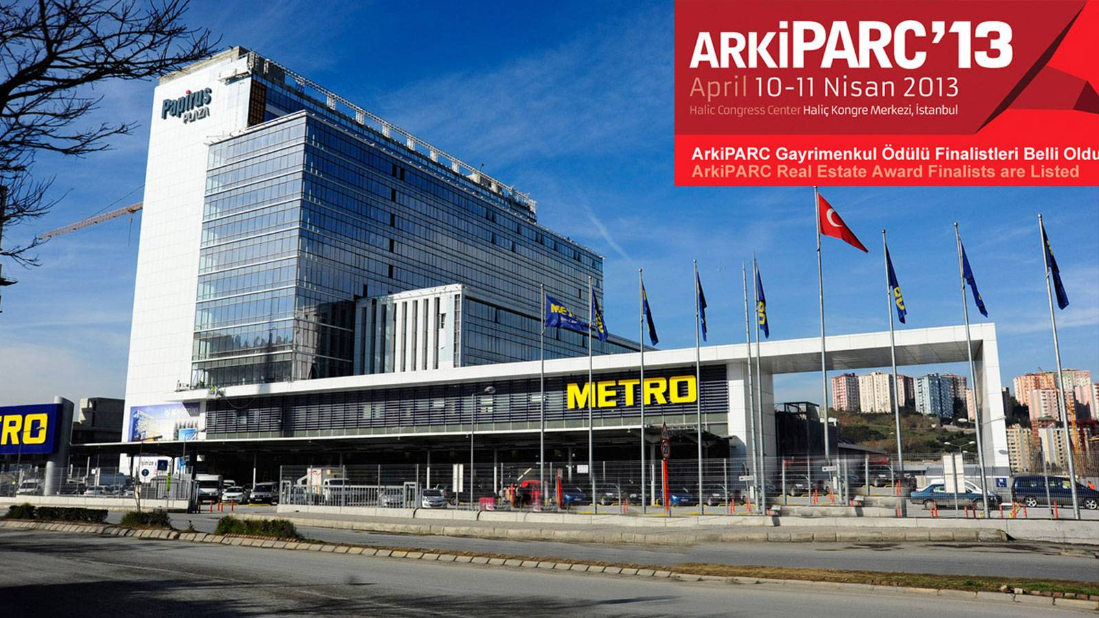 05.03.2013 - Papirus Plaza has been nominated for "best office" in Arcipark Awards